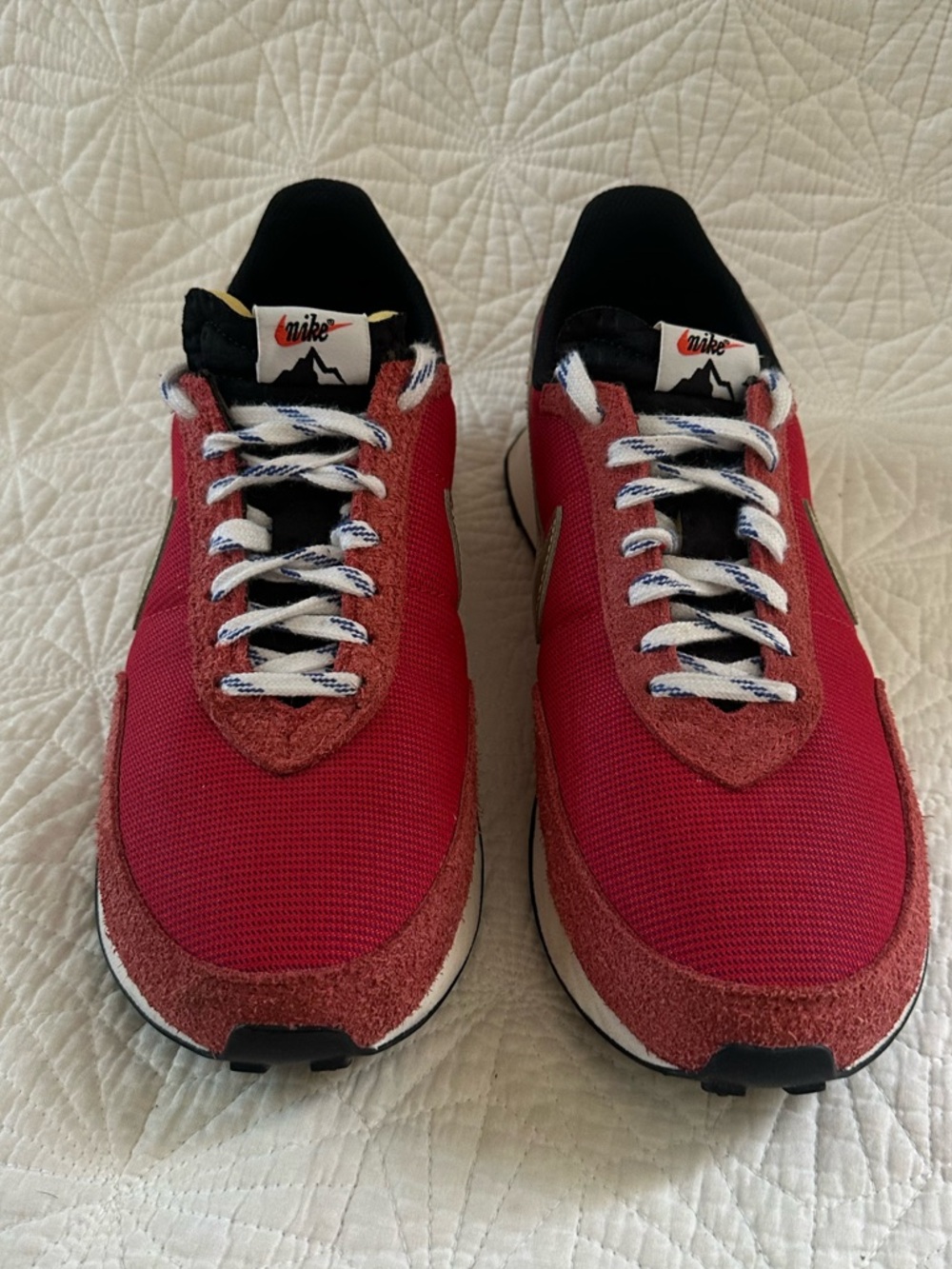 Nike Men‘s Waffle Trainer 2SD #Dc8865-600 Gym Red Metallic Gold US 10.5